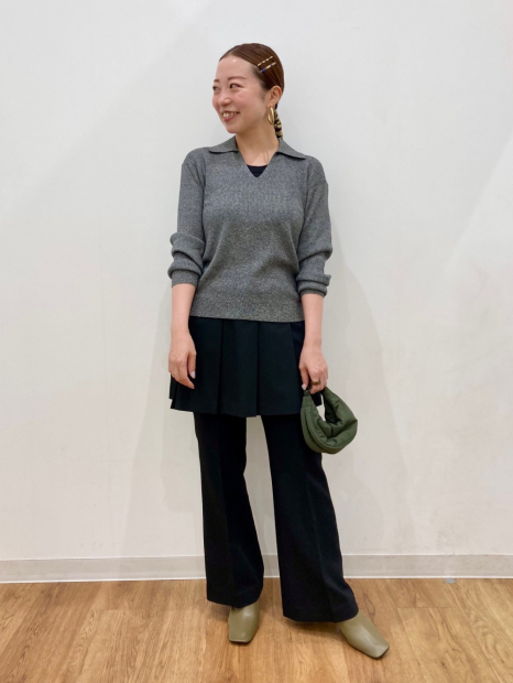 Свитер в рубчик UNIQLO 1159856751 (Серый S)