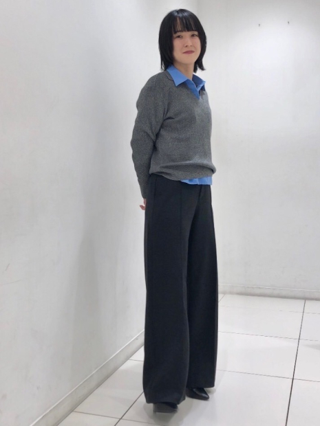 Свитер в рубчик UNIQLO 1159856751 (Серый S)