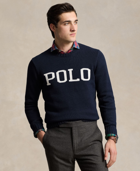 Мужской свитер Polo Ralph Lauren 1159856964 (Синий XXL)