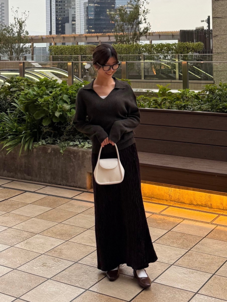 Свитер в рубчик UNIQLO 1159857178 (Коричневый L)