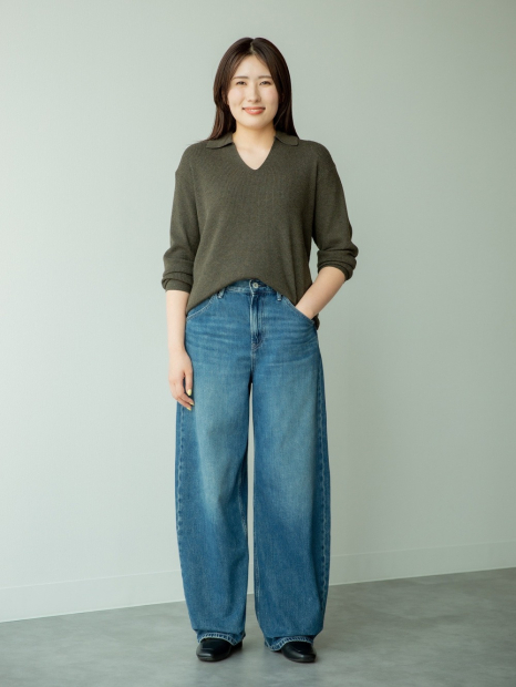 Свитер в рубчик UNIQLO 1159857178 (Коричневый L)