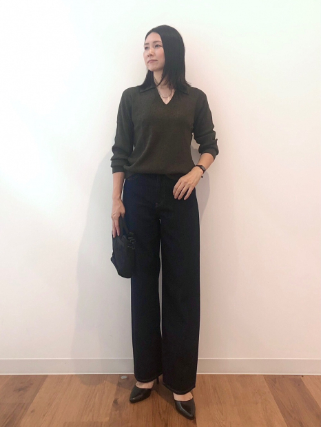 Свитер в рубчик UNIQLO 1159857178 (Коричневый L)