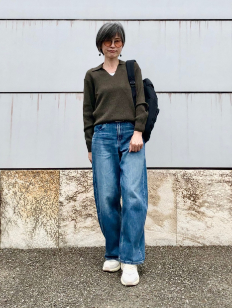 Свитер в рубчик UNIQLO 1159857178 (Коричневый L)