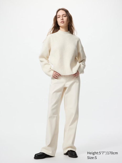 В'язаний светр UNIQLO 1159857813 (Білий XXL)