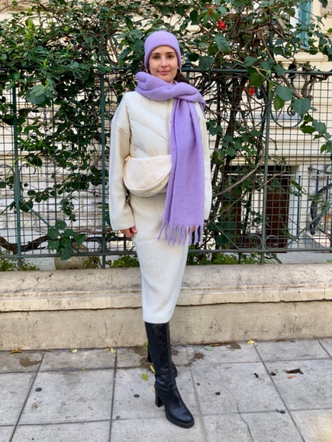 В'язаний светр UNIQLO 1159857813 (Білий XXL)