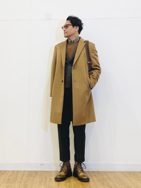 Легкий в'язаний светр UNIQLO із вовни 1159859453 (Коричневий M)