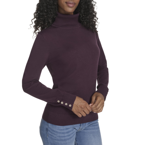 Жіночий светр Tommy Hilfiger кофта з коміром 1159859692 (Бордовий XL)