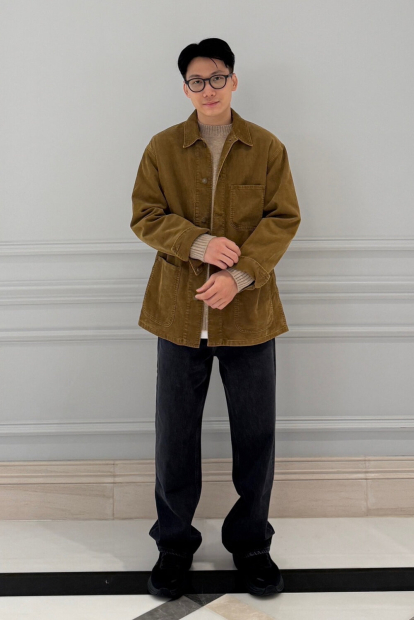 Вязаный свитер UNIQLO 1159860055 (Бежевый M)