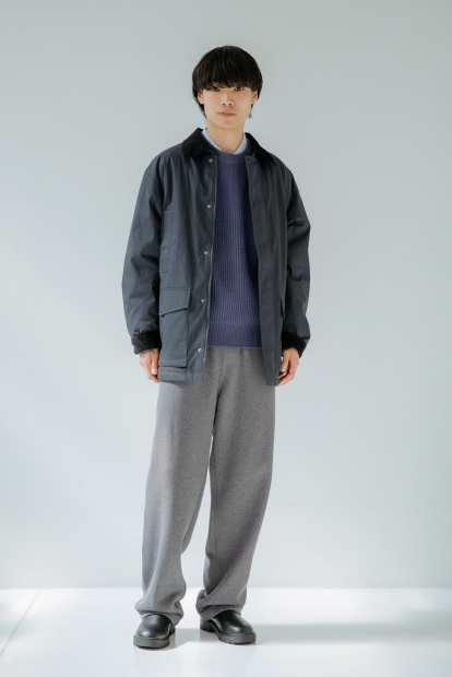 Ребристий трикотажний светр JW Anderson UNIQLO 1159860232 (Синій M)