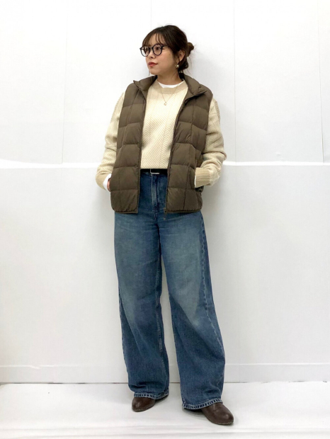 Вязаный свитер JW Anderson UNIQLO из шерсти 1159860234 (Бежевый M)