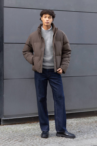 Вязаный свитер UNIQLO 1159860266 (Серый M)