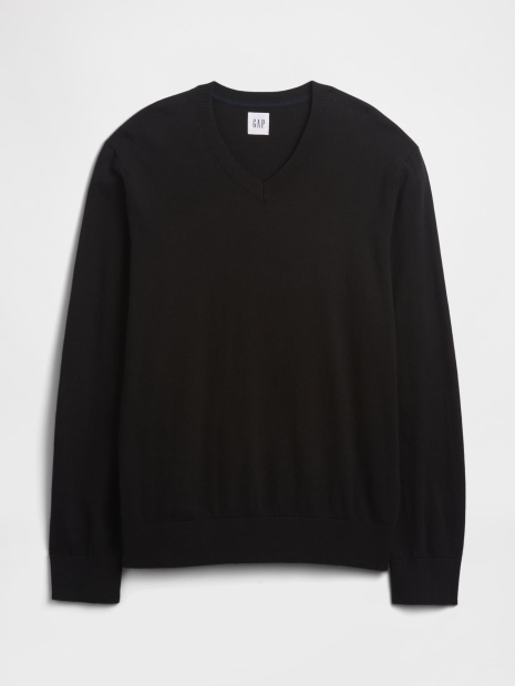 Мужской свитер GAP 1159860444 (Черный L)