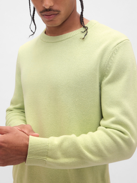 Чоловічий трикотажний светр GAP 1159860992 (Салатовий 3XL)