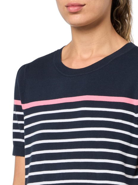 Женский свитер Tommy Hilfiger с коротким рукавом 1159861570 (Синий S)