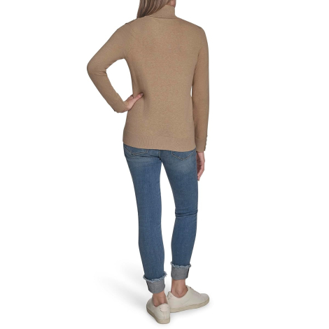 Женский свитер Tommy Hilfiger с воротником 1159861638 (Бежевый XL)