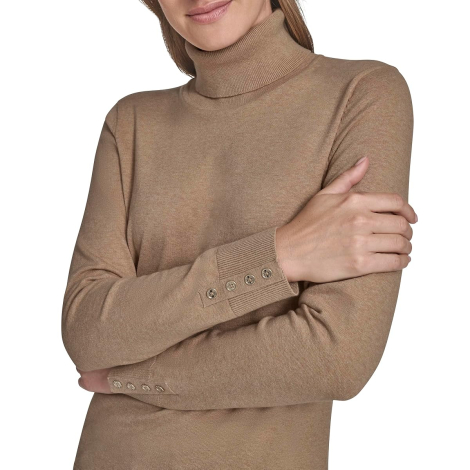 Женский свитер Tommy Hilfiger с воротником 1159861638 (Бежевый XL)