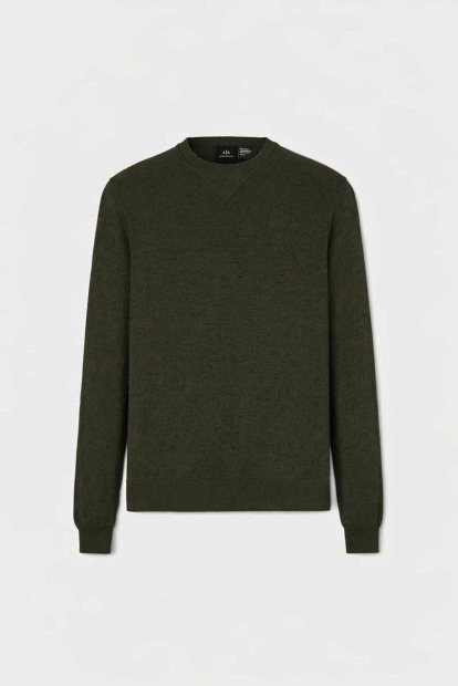 Мужской шерстяной свитер Armani Exchange 1159862102 (Зеленый XXL)