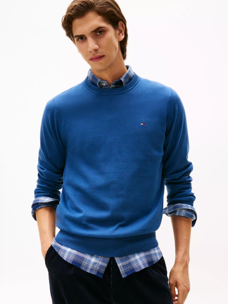 Мужской свитер Tommy Hilfiger 1159862884 (Синий M)