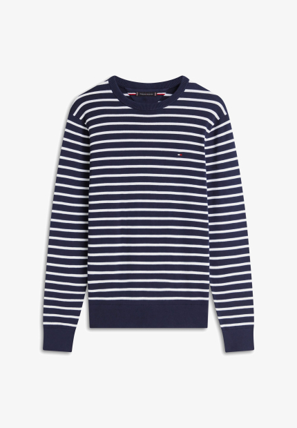 Мужской свитер Tommy Hilfiger 1159863060 (Синий/Белый XXL)
