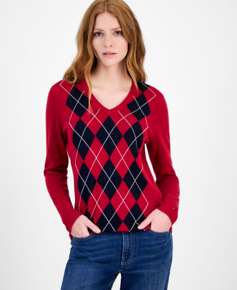 Жіночий светр Tommy Hilfiger 1159863320 (Червоний M)
