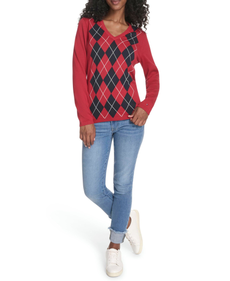 Жіночий светр Tommy Hilfiger 1159863320 (Червоний M)