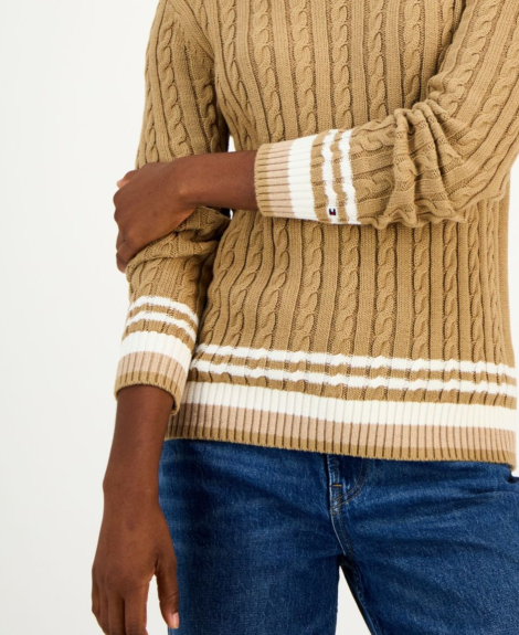 Женский свитер Tommy Hilfiger 1159863624 (Бежевый XL)