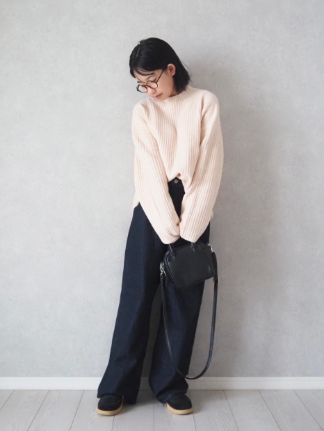 Вязаный свитер UNIQLO 1159863788 (Розовый XXL)