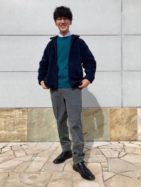 Вязаный свитер UNIQLO из шерсти 1159863819 (Зеленый XL)