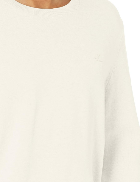 Мужской свитер Calvin Klein с монограммой 1159864088 (Молочный XS)