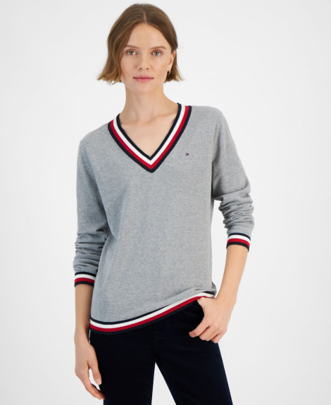 Женский свитер Tommy Hilfiger 1159864144 (Серый M)