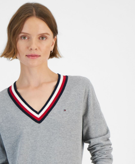 Женский свитер Tommy Hilfiger 1159864144 (Серый M)