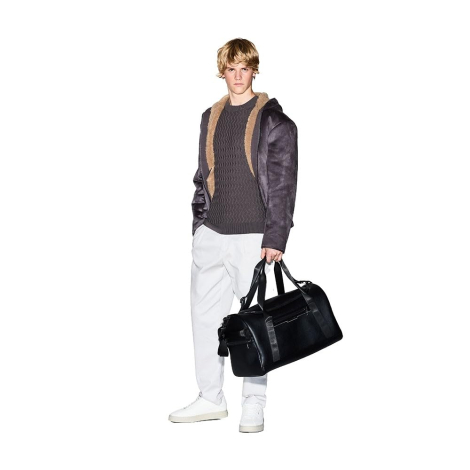 Мужской свитер Armani Exchange с шерстью 1159864171 (Серый 3XL)