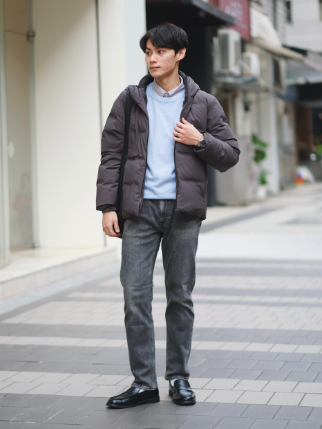 Свитер UNIQLO 1159864449 (Голубой XL)