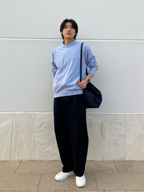 Свитер UNIQLO 1159864449 (Голубой XL)