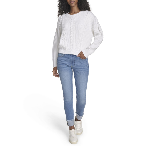 Женский свитер Tommy Hilfiger 1159864658 (Белый XS)