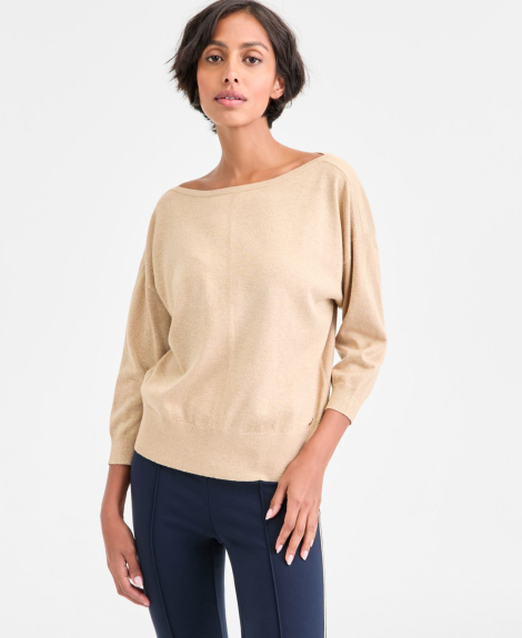 Жіноча кофта Tommy Hilfiger светр легкий 1159864795 (Бежевий XL)