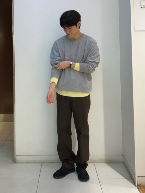 Светр UNIQLO 1159864892 (Сірий M)