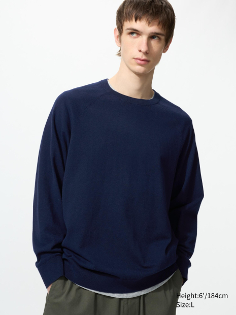 Светр UNIQLO 1159864907 (Блакитний S)