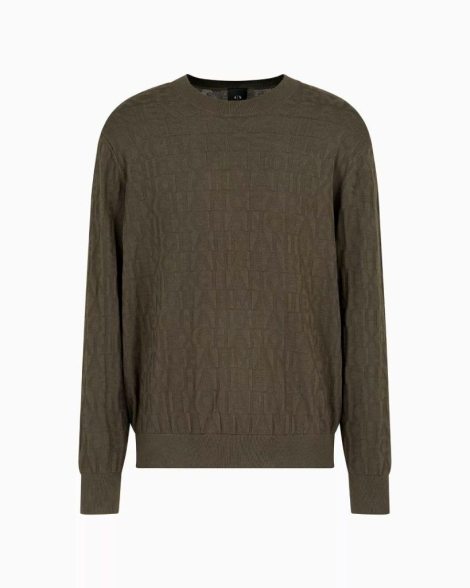 Мужской свитер Armani Exchange 1159865348 (Зеленый XL)