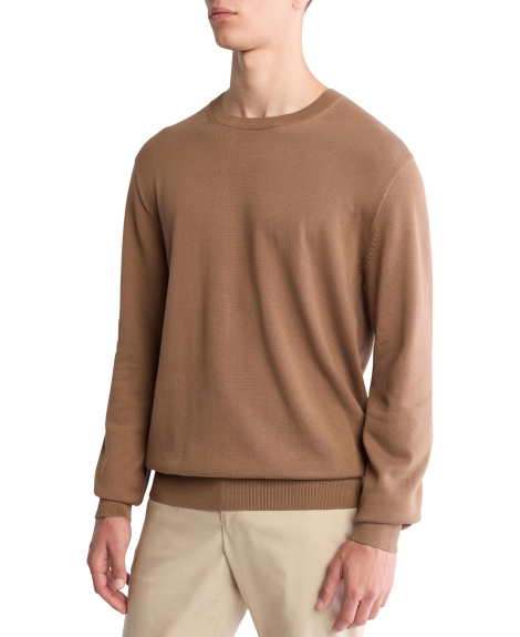 Мужской хлопковый свитер Calvin Klein 1159923686 (Коричневый XXL)
