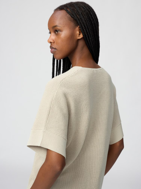Свитер с короткими рукавами UNIQLO 1160090026 (Бежевый S)