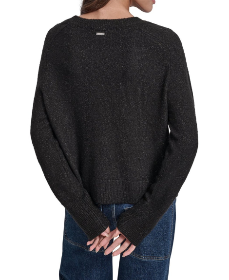 Жіночий светр DKNY з блиском 1160316141 (Чорний S)