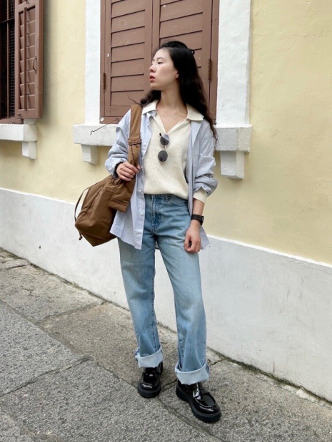 Светр в рубчик UNIQLO 1160844862 (Молочний L)