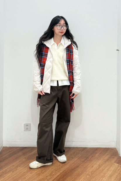 Светр в рубчик UNIQLO 1160844862 (Молочний L)