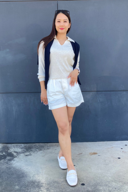 Светр в рубчик UNIQLO 1160844862 (Молочний L)