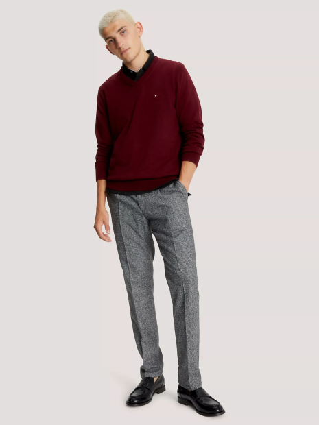 Мужской свитер Tommy Hilfiger 1161285661 (Бордовый M)