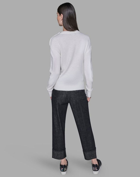 Жіночий светр Karl Lagerfeld 1161391768 (Молочний XL)