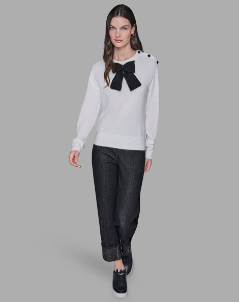 Жіночий светр Karl Lagerfeld 1161391768 (Молочний XL)