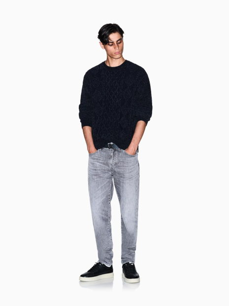 Мужской вязаный свитер Armani Exchange 1161850283 (Синий XXL)