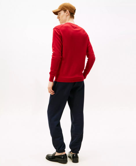 Мужской свитер Tommy Hilfiger 1162343631 (Красный XXL)